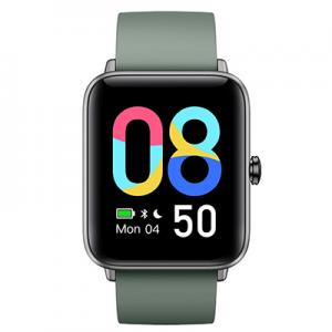 Avaner Orologio Unisex Con Cinturino Elastico E Numeri Grandi - Design Stampato, Nero, Per Anziani E Lettura Facile