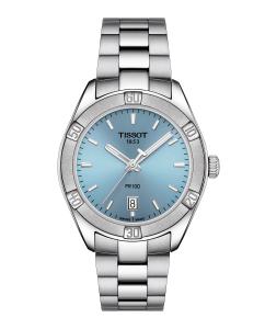 Orologio Tissot PR100 Sport Chic Lady Ice Blue T101.910.11.351.00