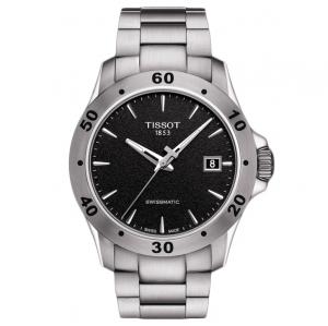 Orologio Tissot Uomo V8 SWISSMATIC acciaio nero T106.407.11.051.010