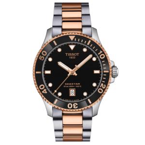 OROLOGIO Unisex TISSOT SEASTAR 1000 NERO e ROSA 40 MM T120.410.22.051.01