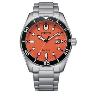 Orologio uomo CITIZEN Eco Drive Marine Arancio AW1760-81X