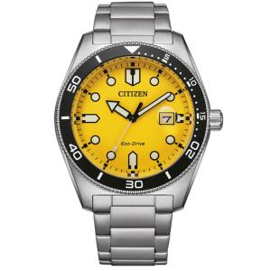 Orologio uomo CITIZEN Eco Drive Marine Giallo AW1760-81Z - gallery