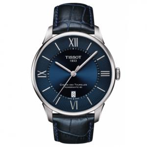 Orologio Uomo Tissot Chemin des Tourelles automatic gent blu T099.407.16.048.00 - gallery