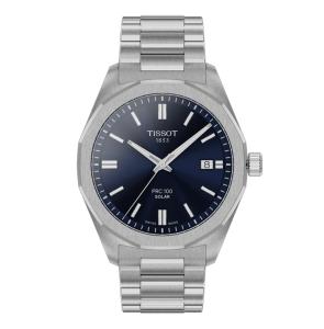Orologio Uomo Tissot PRC 100 Solar Quartz 39 mm Blu T151.422.11.041.00