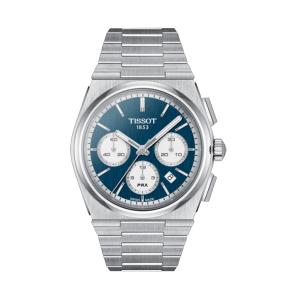 Orologio uomo TISSOT PRX AUTOMATIC CHRONOGRAPH blu T137.427.11.041.00 - gallery