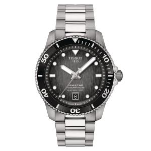 Orologio uomo TISSOT SEASTAR 1000 POWERMATIC 80 nero T120.807.11.051.00