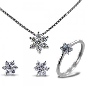 Parure Gioielli Stella di Diamanti collezione Yamir stella piccola