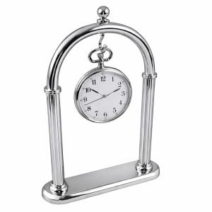 Porta Orologio da Tasca soprammobile cromato - gallery