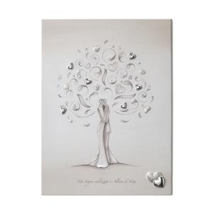 Quadro decorativo 25esimo Anniversario Nozze d Argento