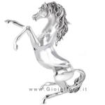 Scultura Cavallo in argento  - gallery