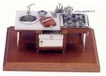 Cook Table in precious wood and white marble from Carrara  - gallery