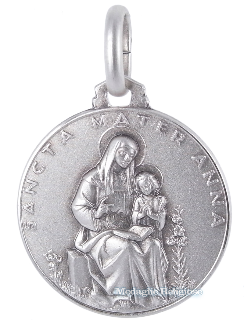 Medaglia Sant'Anna in argento 21 mm