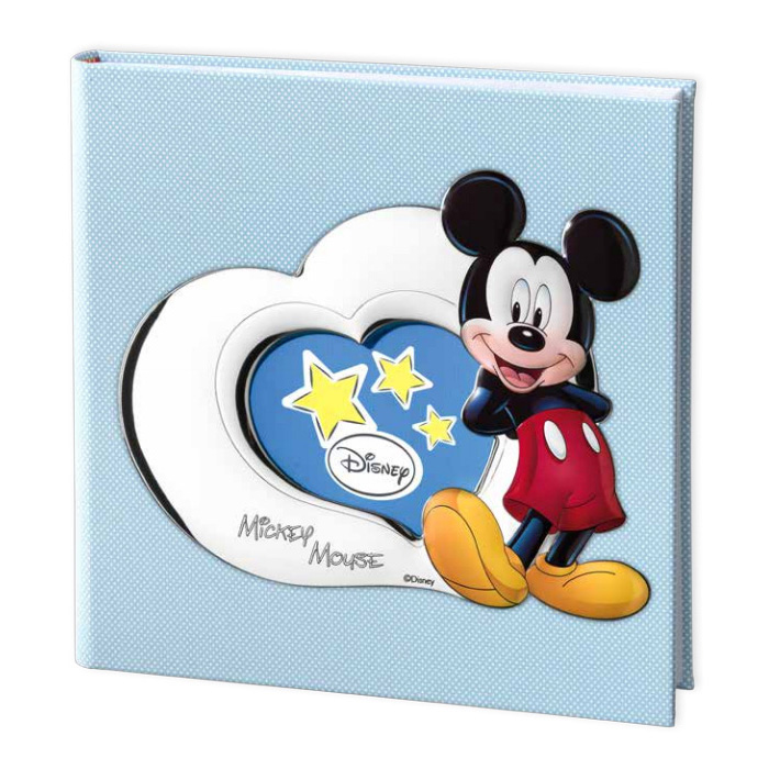 Album portafoto con inserto in argento Mickey Mouse 20X25 cm