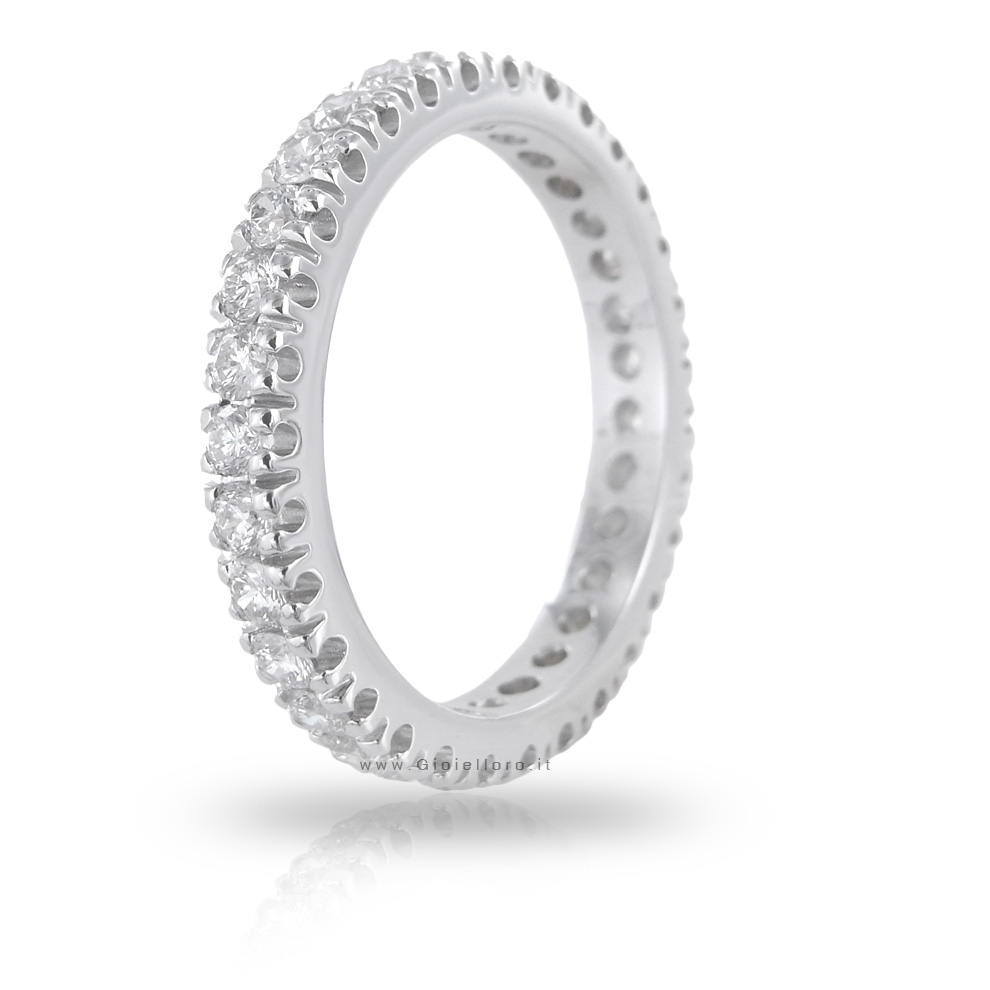 Anello tutto brillanti sale