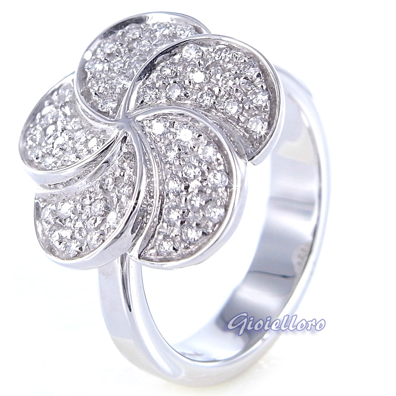 White gold ring by SALVINI  Perfume collection 