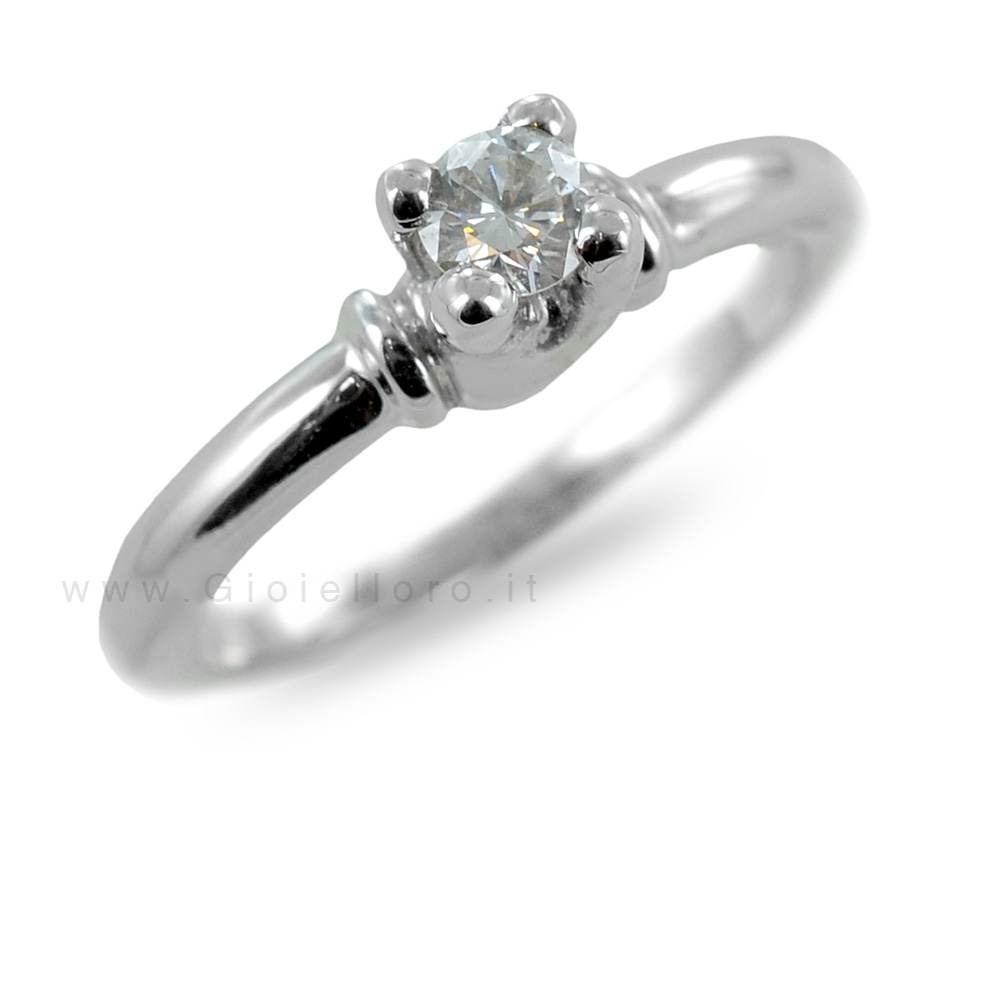 Solitaire ring 18kt 