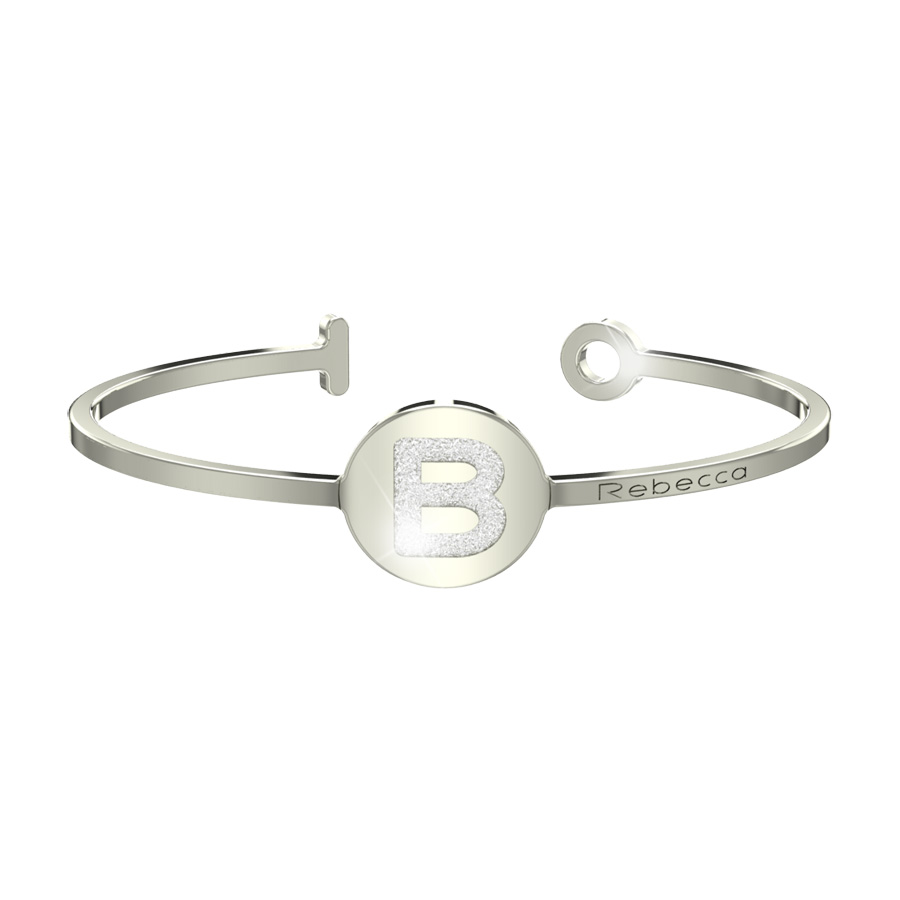 Bracciale REBECCA in acciaio My World lettera B