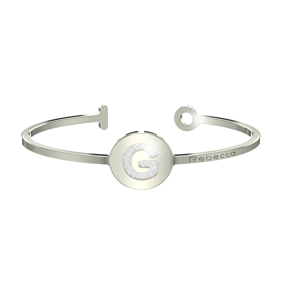 Bracciale REBECCA in acciaio My World lettera G