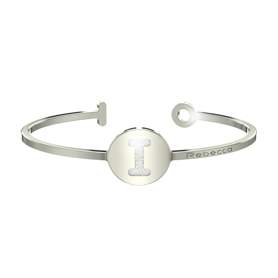 Bracciale REBECCA in acciaio My World lettera I