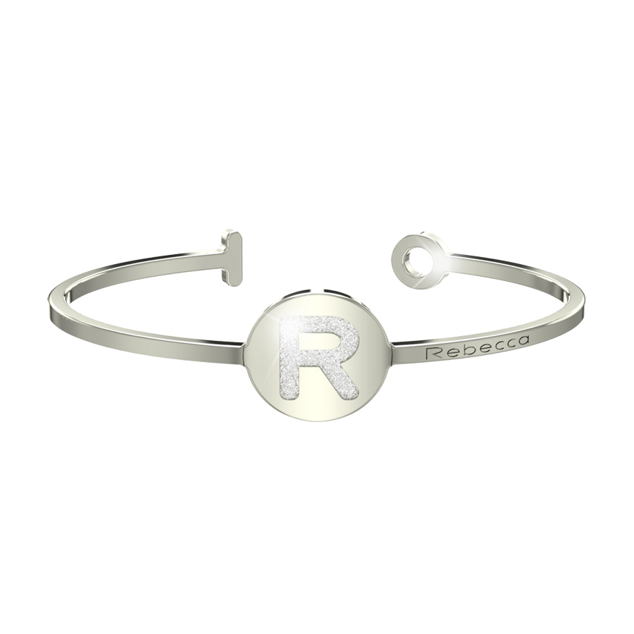 Bracciale REBECCA in acciaio My World lettera R