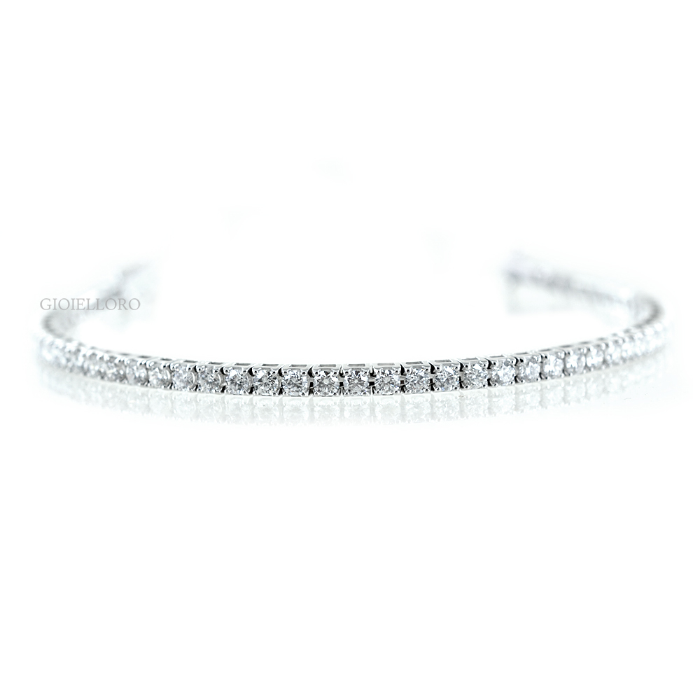 Bracciale Tennis in oro e Diamanti Dluce ct. 4.16 G VS