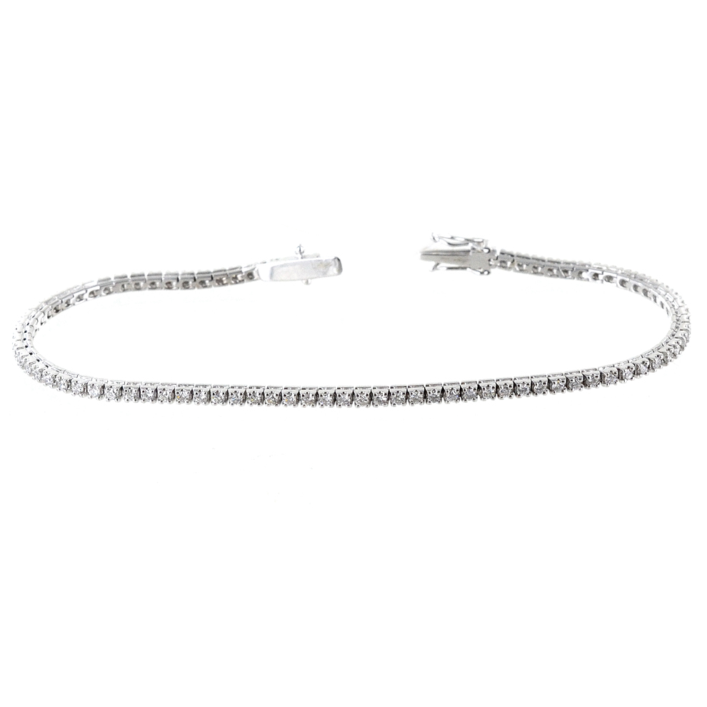 Bracciale Tennis in oro e Diamanti ct 1.30 G 