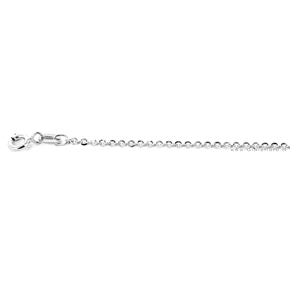 18 KT WHITE GOLD NECKLACE