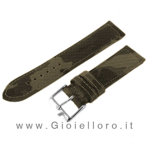 Cinturino Morellato Tessuto Panama militare Ansa 20 mm