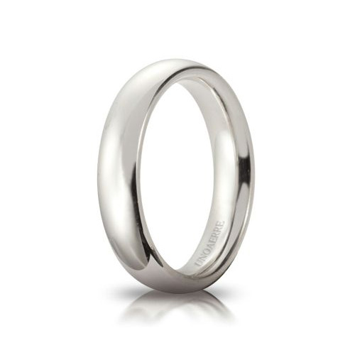 Fede Comoda UnoAerre 3.50 mm in oro bianco
