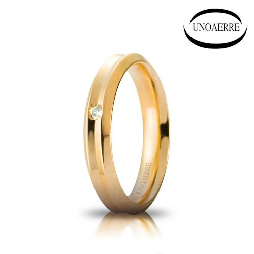 UnoAerre Brillanti Promesse  1 Diamond Wedding Ring 