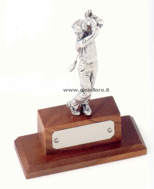 925/000 silver golfer 