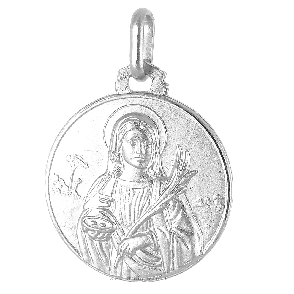 MEDAGLIA SANTA LUCIA IN ARGENTO