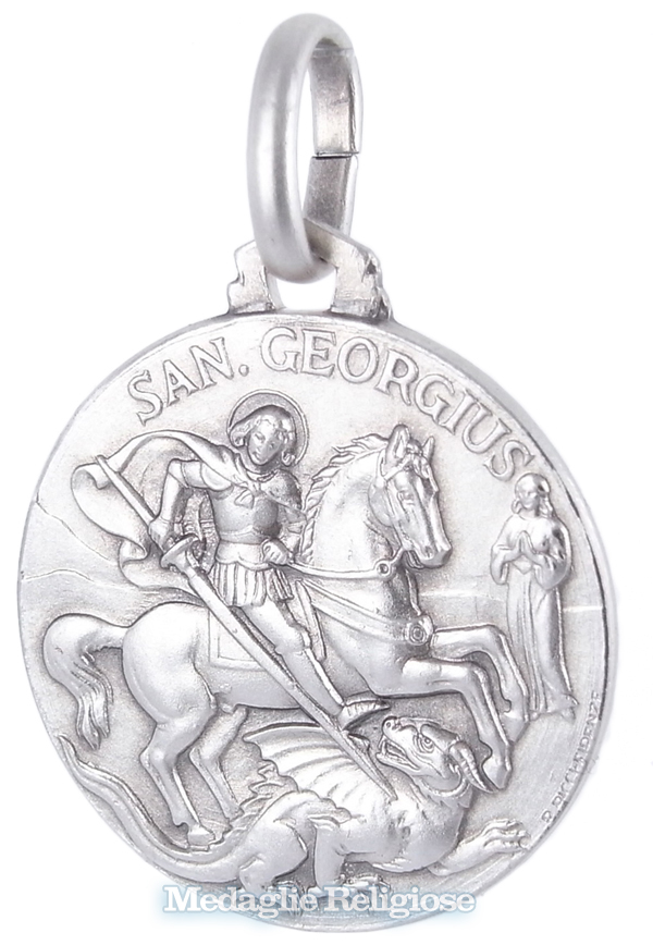 Medaglia San Giorgio in argento 40 mm