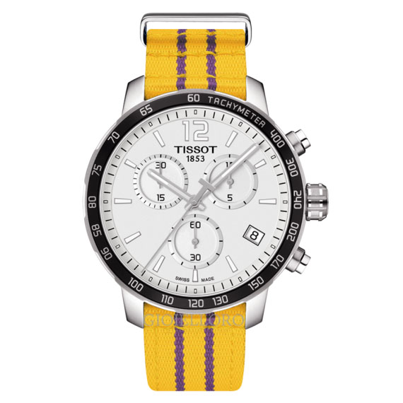 OROLOGIO TISSOT QUICKSTER CHRONOGRAPH LOS ANGELES LAKERS SPECIAL EDITION T095.417.17.037.05