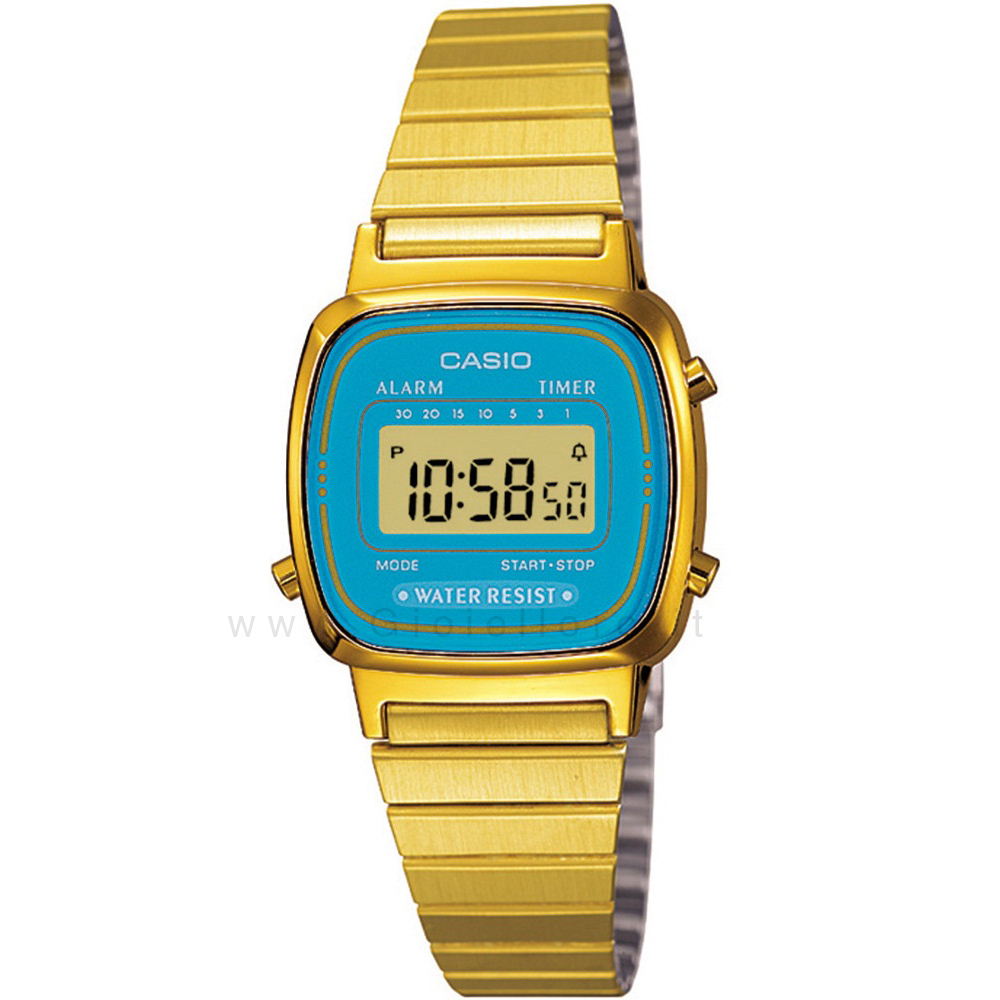 Orologio Casio Donna in acciaio golden cassa 24 mm LA670WGA-2DF