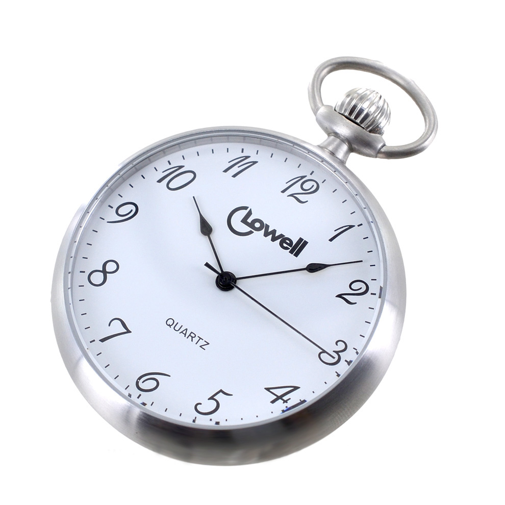 Orologio Da Tasca Classico Al Quarzo Nero Di Lusso Per Uomo - Foto 9