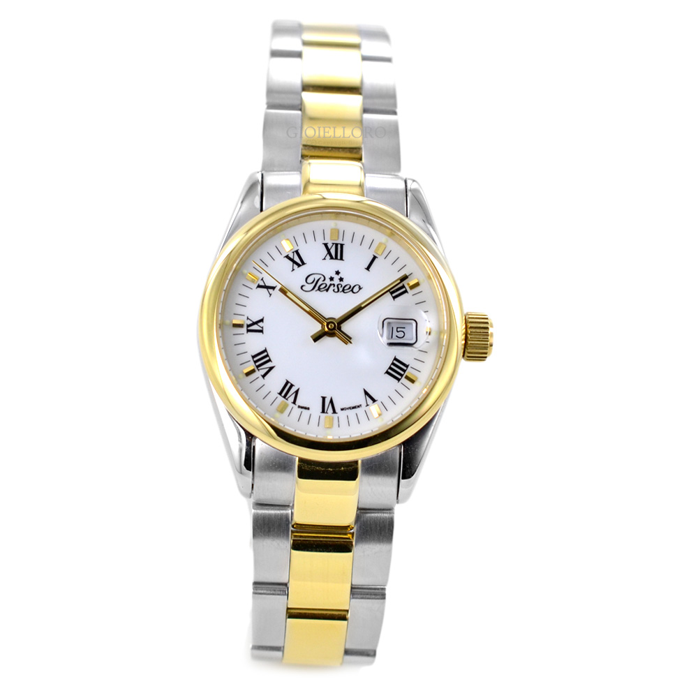Orologio Perseo TRESTELLE Donna acciaio bicolore 6685DB