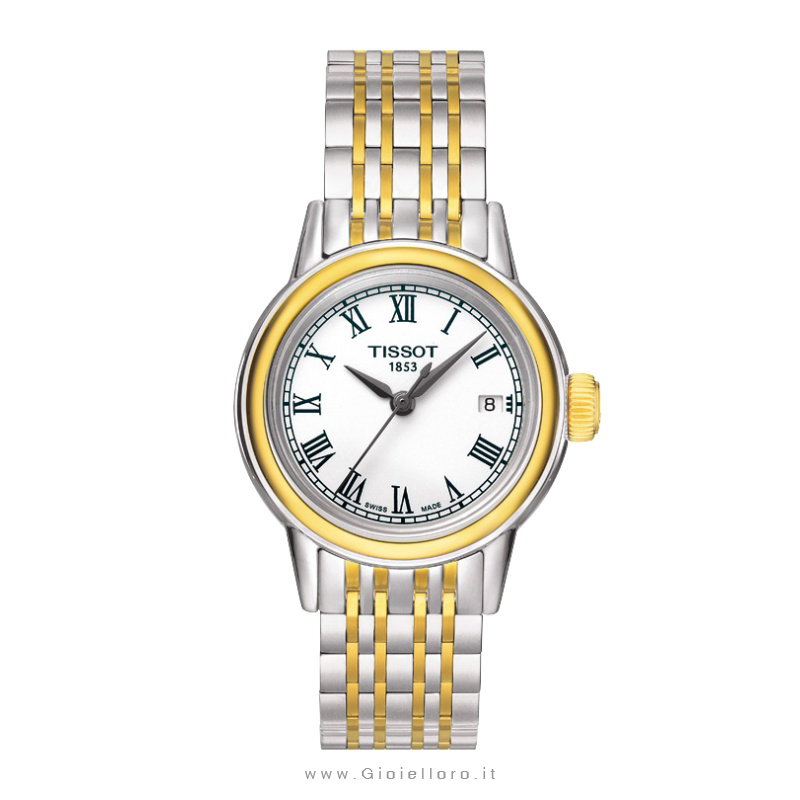 Orologio Tissot Carson Donna acciaio e PVD oro giallo T085.210.22.013.00