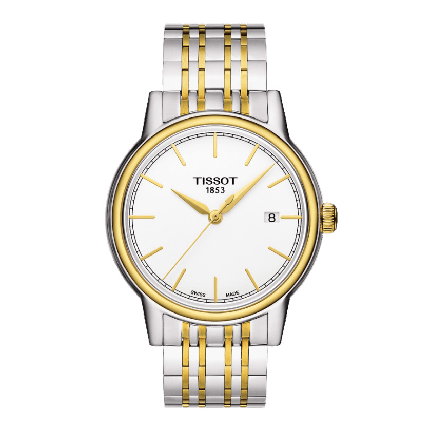 Orologio Tissot Carson Grent acciaio e PVD oro giallo T085.410.22.011.00