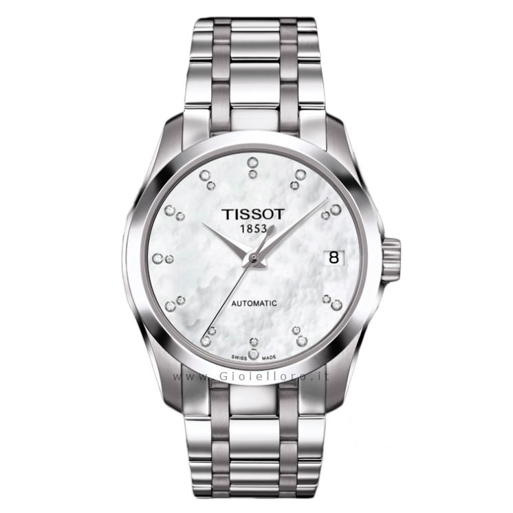 Orologio Tissot Donna Couturier Automatic Diamanti T035.207.11.116.00