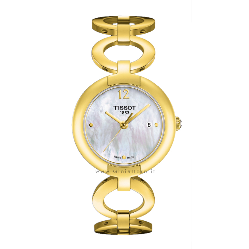 Orologio Tissot Donna Pinky acciaio PVD giallo T084.210.33.117.00