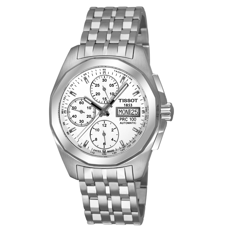 Orologio Tissot PRC 100 uomo Crono Valjoux T008.414.11.031.01