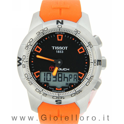 Orologio Tissot T Touch II arancio T047.420.17.051.01 Gioielloro