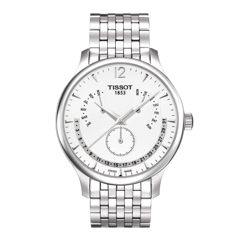 Orologio Tissot Tradition cronografo silver T063.637.11.037.00