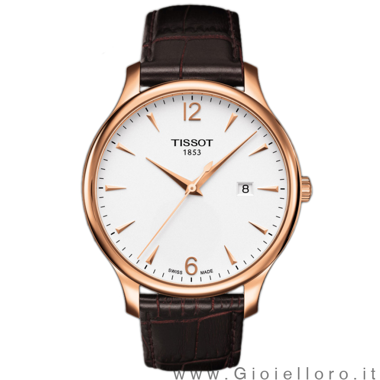Orologio Tissot uomo T-Tradition T063.610.36.037.00 PVD rosa