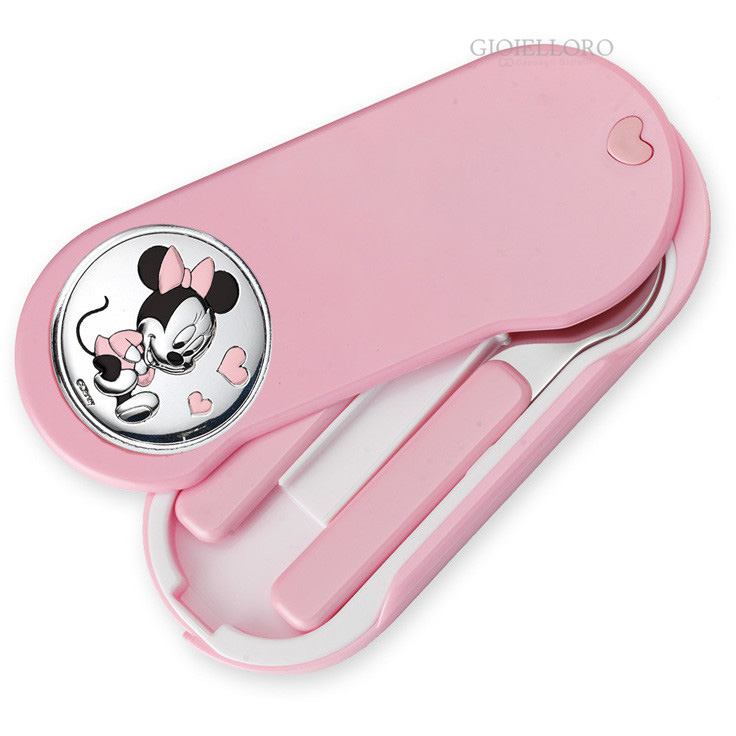 SET PAPPA CON INSERTO IN ARGENTO MINIE MOUSE