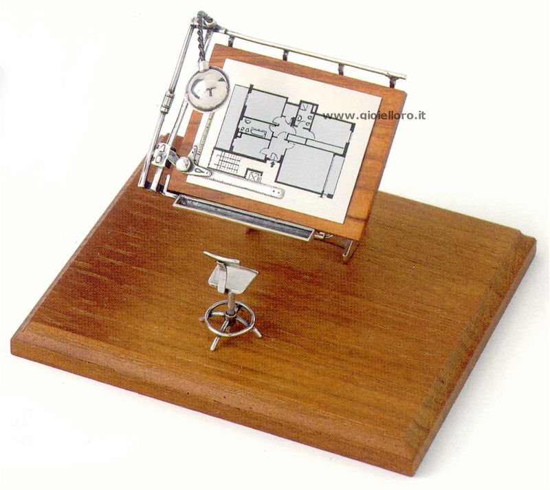 925/000 silver  Universal drafting device 