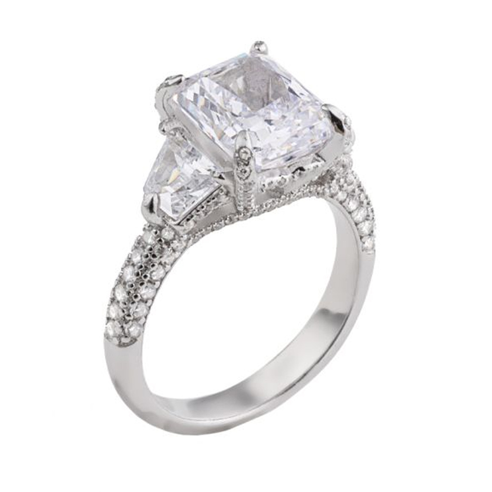 Anello donna gioielli Rebecca in argento e zirconi SDAABB18