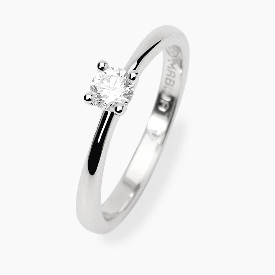 Anello Mabina MY DIAMOND Donna in argento con Diamante Lab-Grown 0.25 ct misura 17