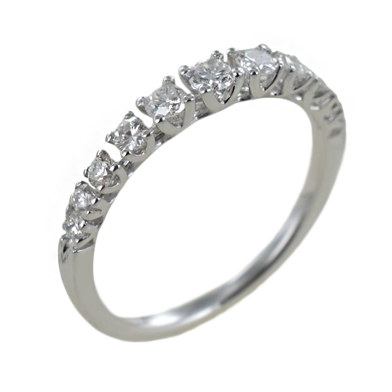 Anello riviera con diamanti a scalare 0.35 F VS 